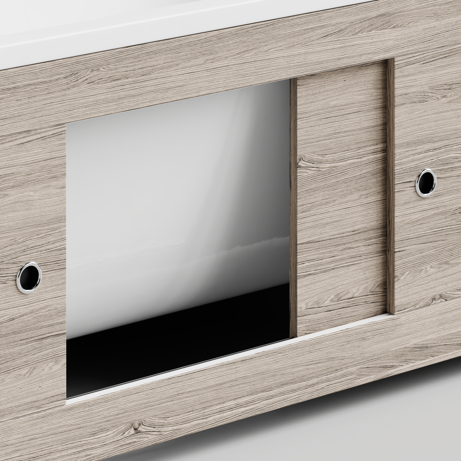 Экран под ванну Vod-ok Купе 170 раздвижной Дубослив ореховый светлый