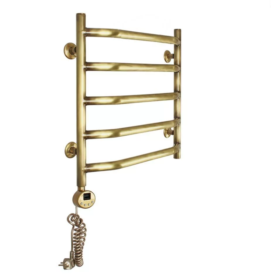 Полотенцесушитель электрический Domoterm Лаура Плюс П5 500х500 АБР EL, античная бронза