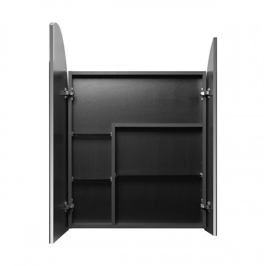 Зеркало-шкаф Aquaton Санта-Барбара 80 графит