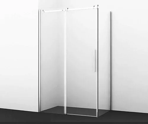 Душевой уголок WasserKraft Dinkel 58R33 90х130 прямоугольный, без поддона, прозрачное стекло, хром