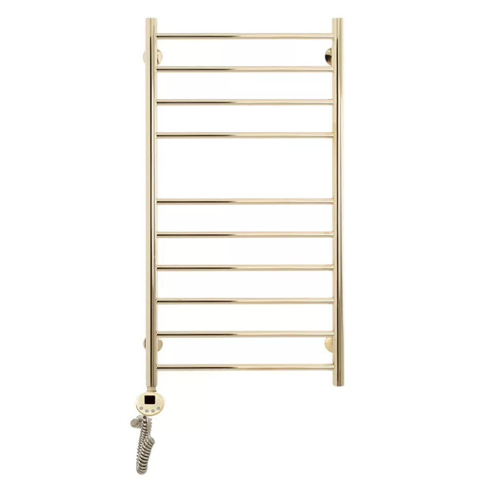 Полотенцесушитель электрический Domoterm Медея П10 500х1000 EL левый, золото