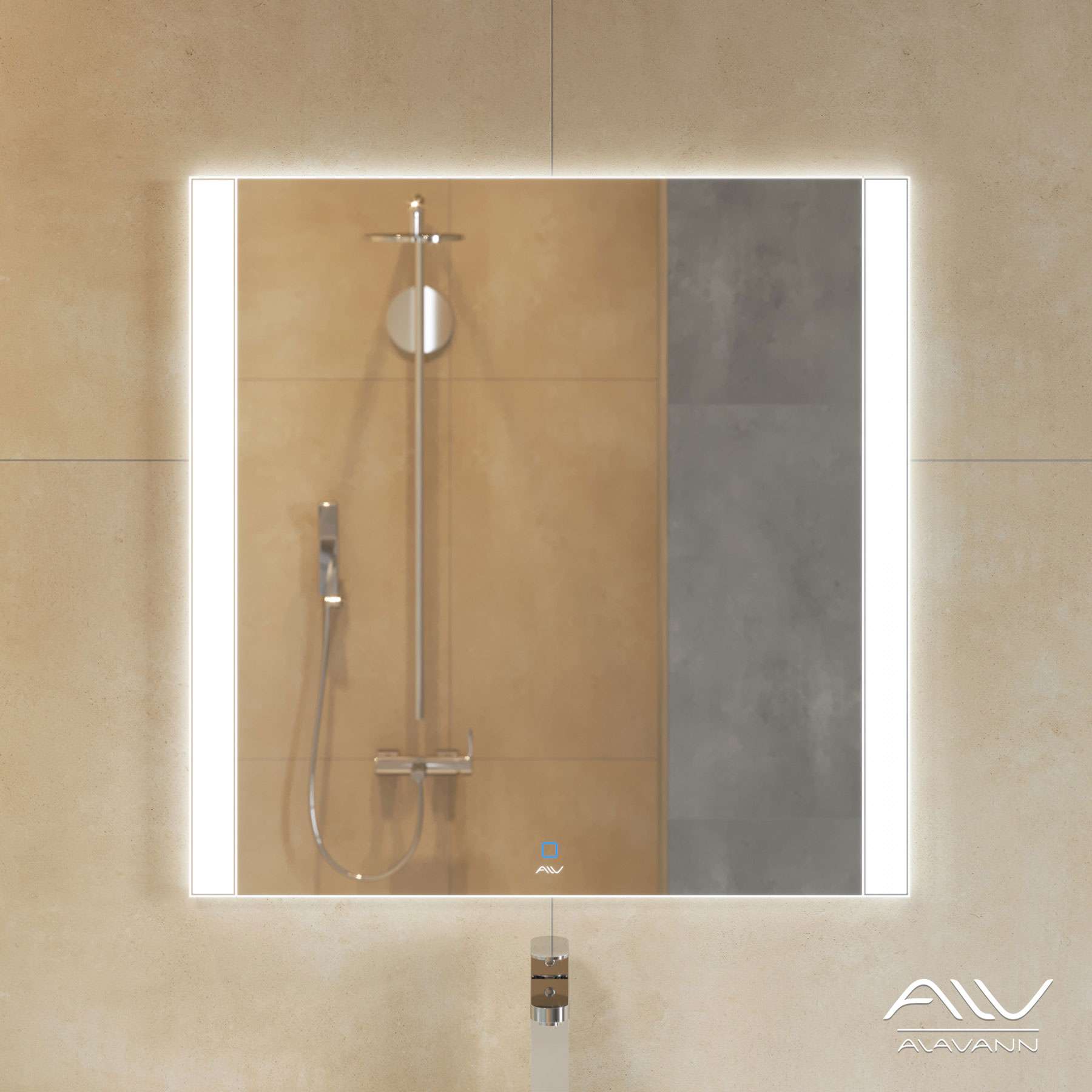 Зеркало Alavann Tess 70 Led подсветкой, сенсор