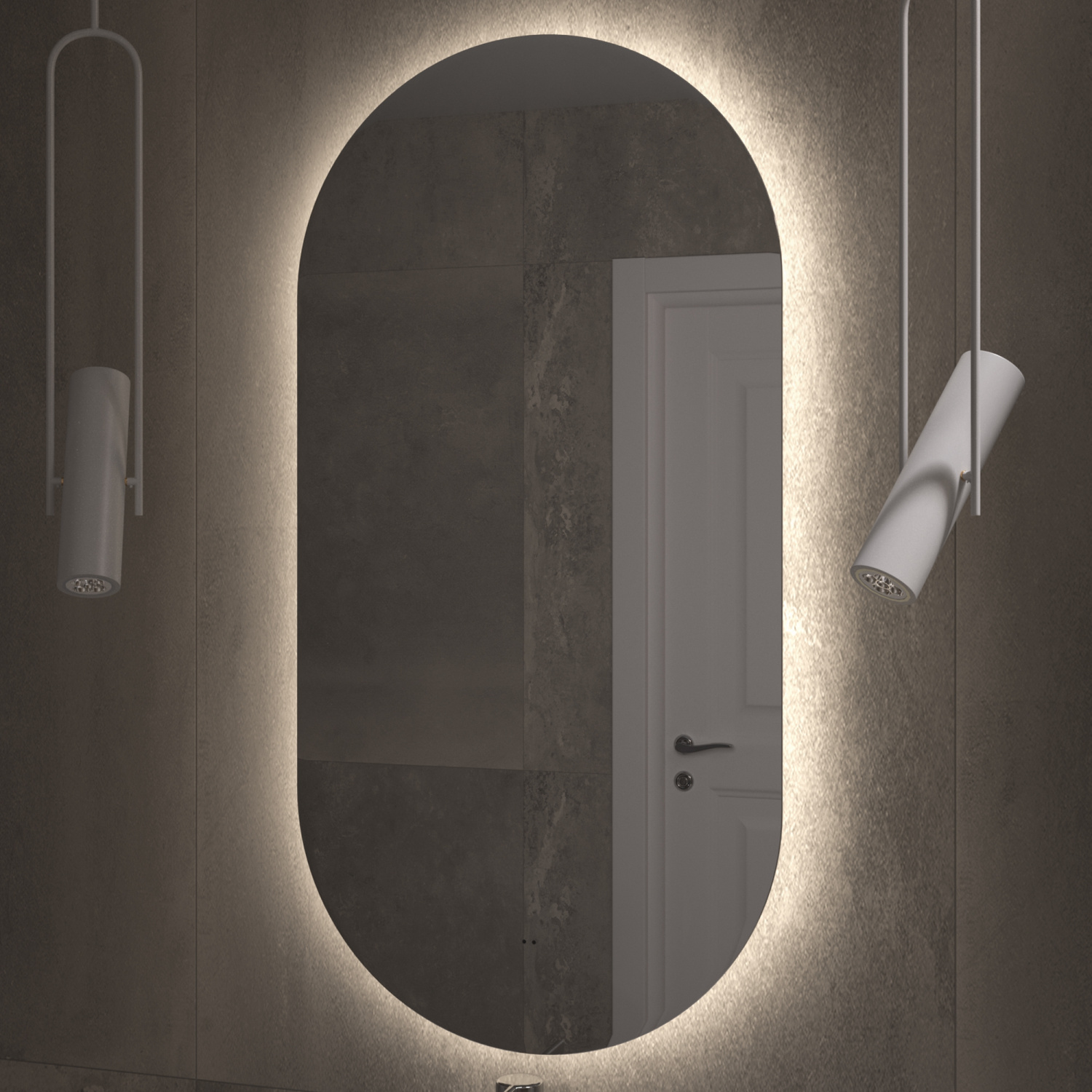 Зеркало Vigo Spin Comfort 500 свет, сенсор, антизапотевание