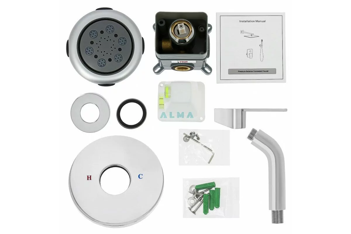 Душевой комплект ALMAes Bartin TVZ-0896 хром