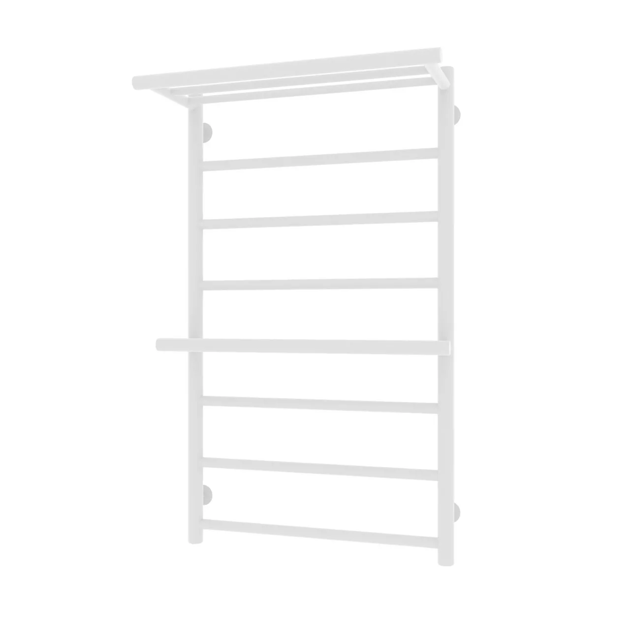Полотенцесушитель водяной Laris Лавина П9 500х800 с полкой, белый матовый