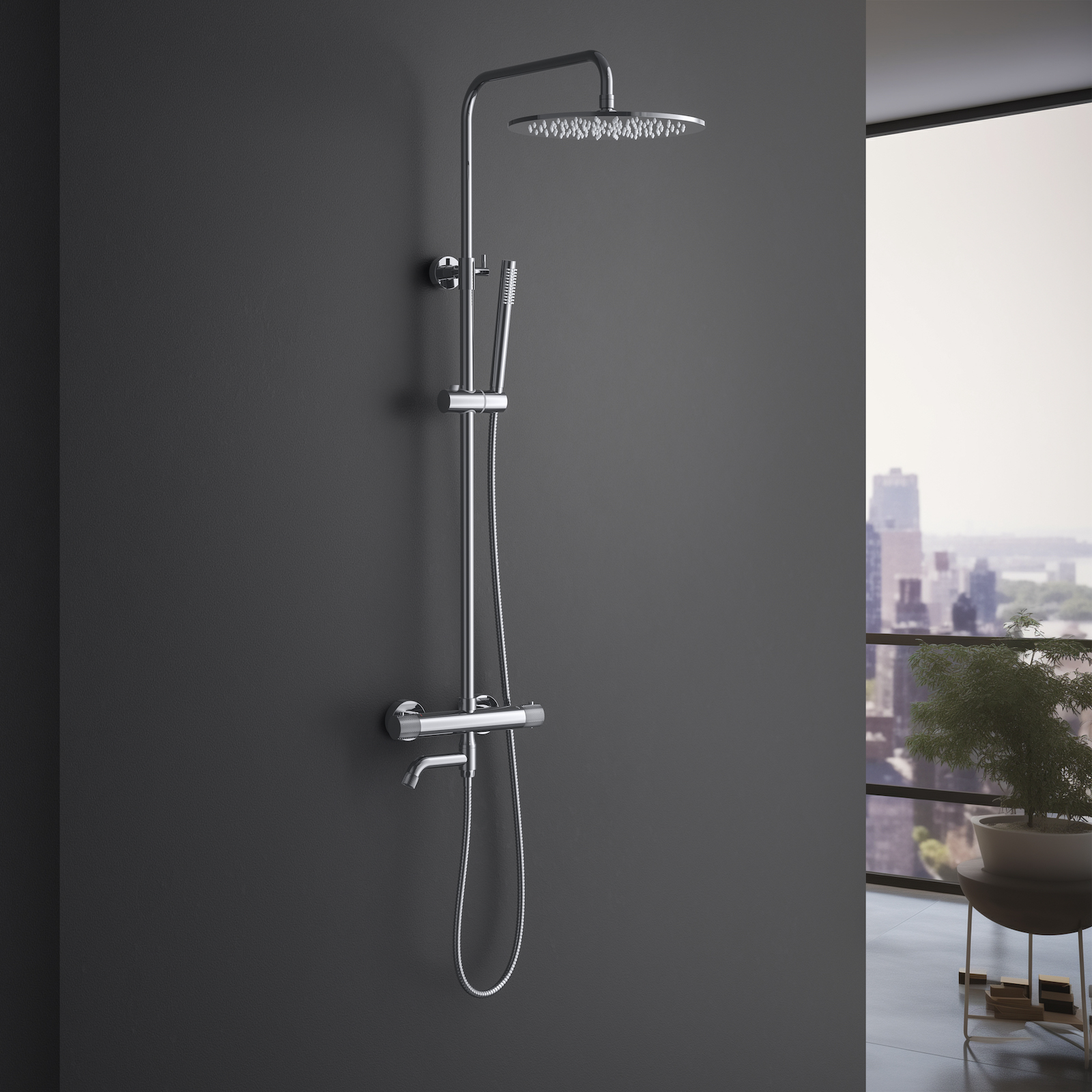 Душевая система с термостатом Timo Saona SX-2380/00 хром