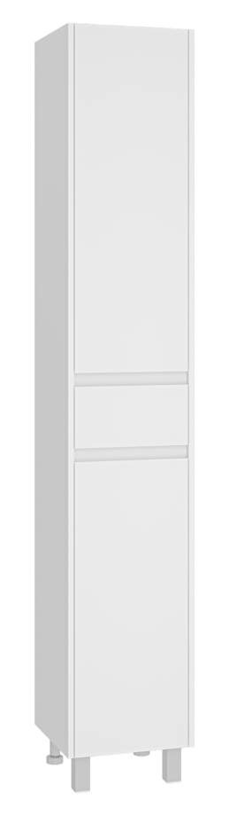 Пенал Misty Алиса 35 напольный, R, белый