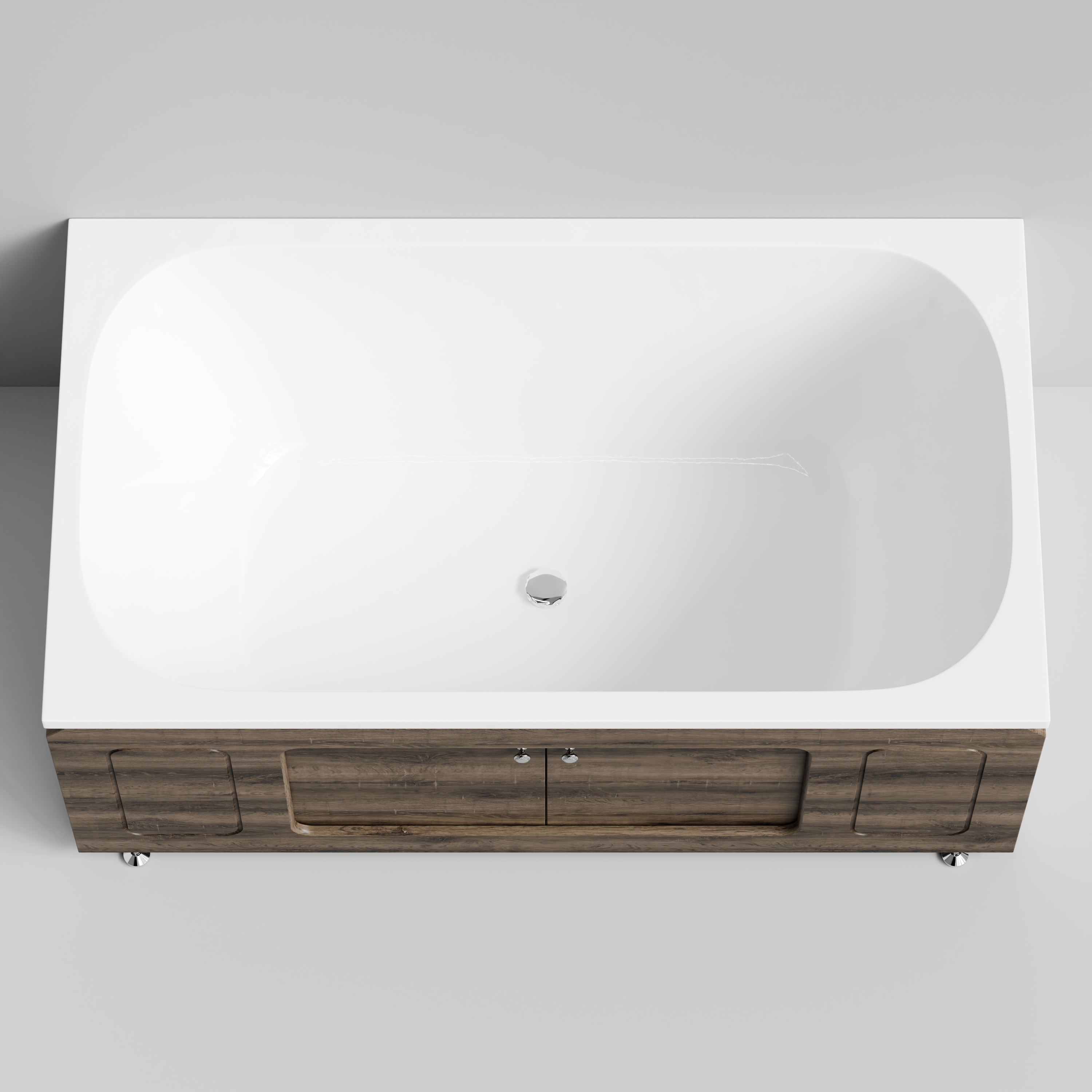 Экран под ванну Vod-ok Лидер 150 раздвижной Дуб крымский коричневый