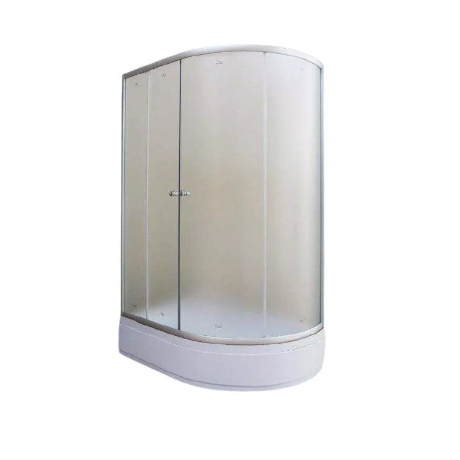 Душевой уголок Parly ZFM1201L 120х80 левый, асимметричный, с низким поддоном, матовое стекло, хром Душевой уголок Parly ZFM1201L 120х80 левый, асимметричный, с низким поддоном, матовое стекло, хром