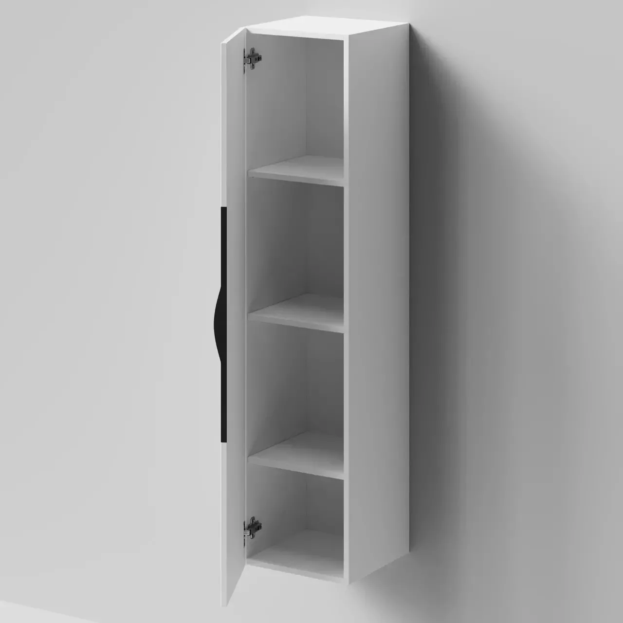 Пенал Vod-ok Марко 35 R/L подвесной, 1 дверь, белый + 13 цветов, ручка хром или черный