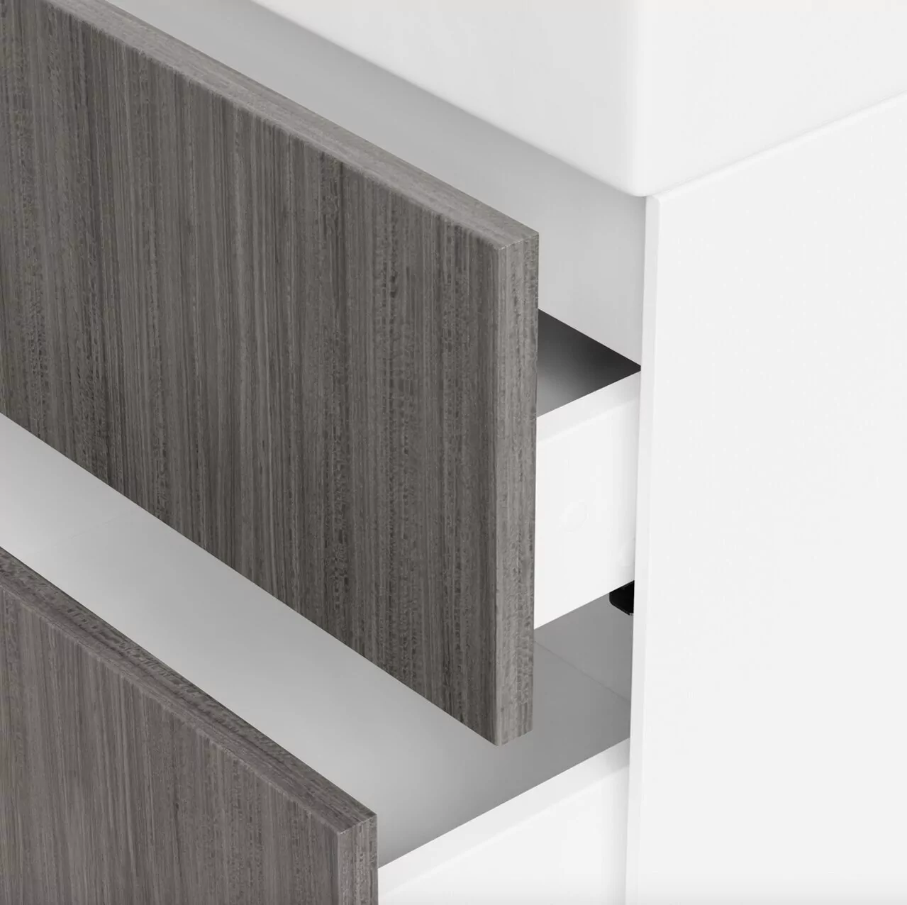 Тумба подвесная Vod-ok Эвкалипт 60 с раковиной Stance 60, эвкалипт серый от магазина Vanna-Vanna.ru!