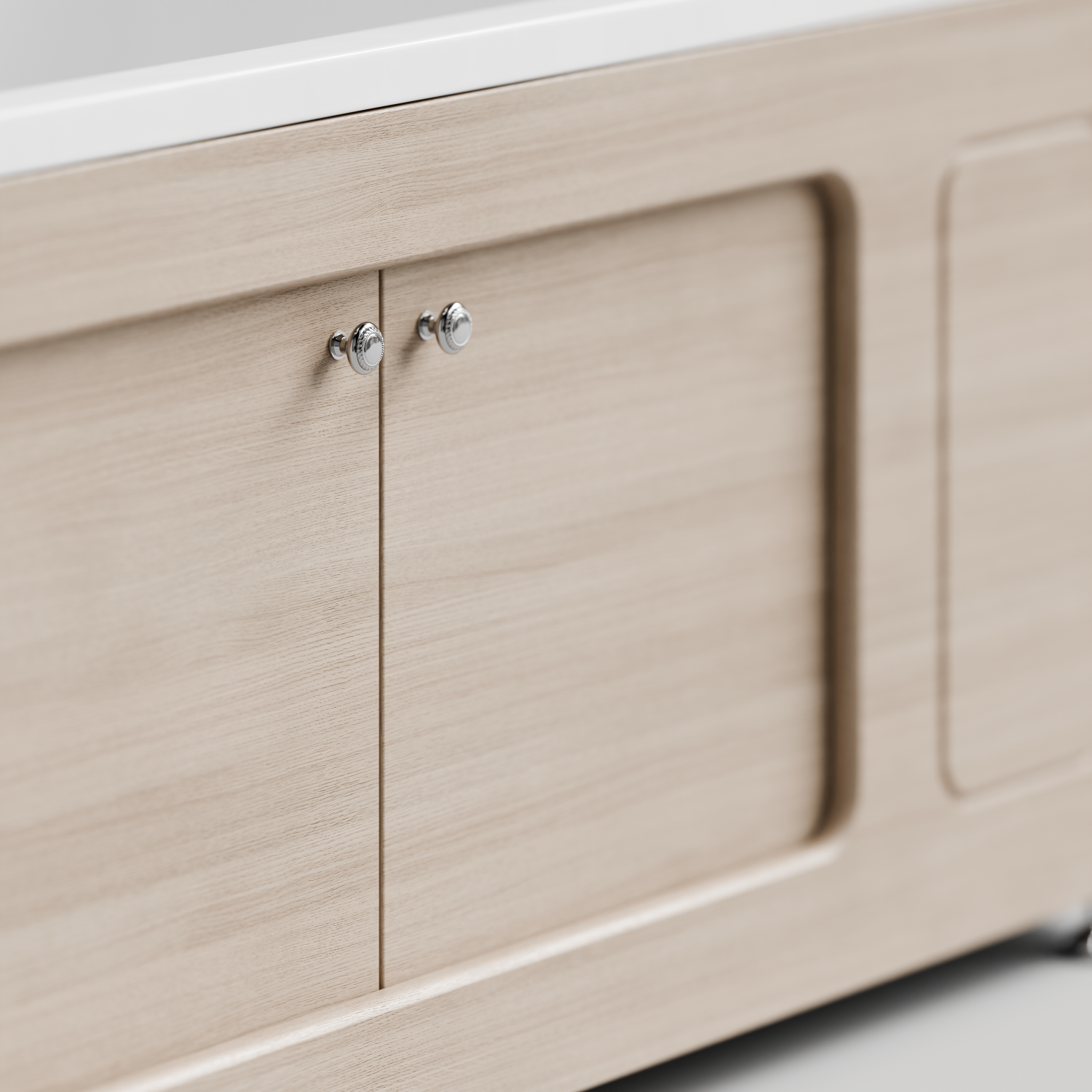 Экран под ванну Vod-ok Лидер 150 раздвижной дуб