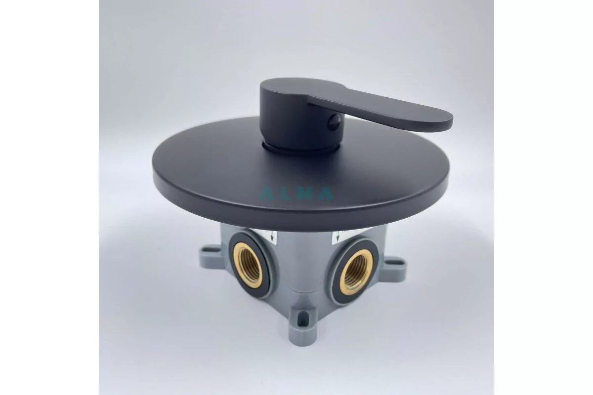 Душевой комплект ALMAes Bartin TVZ-0895 черный матовый