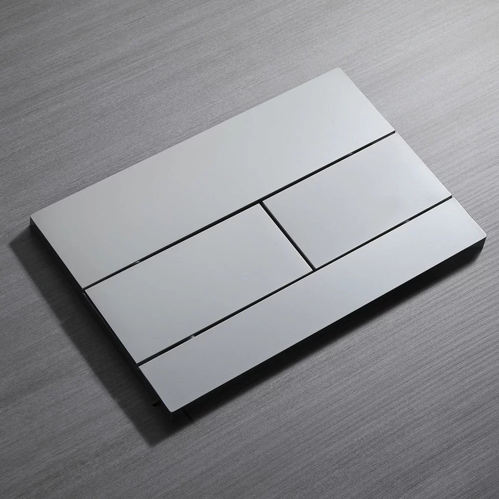 Кнопка смыва Veconi FLUSH V7, FLV7-CM, 240х162х10, пластик, хром матовый