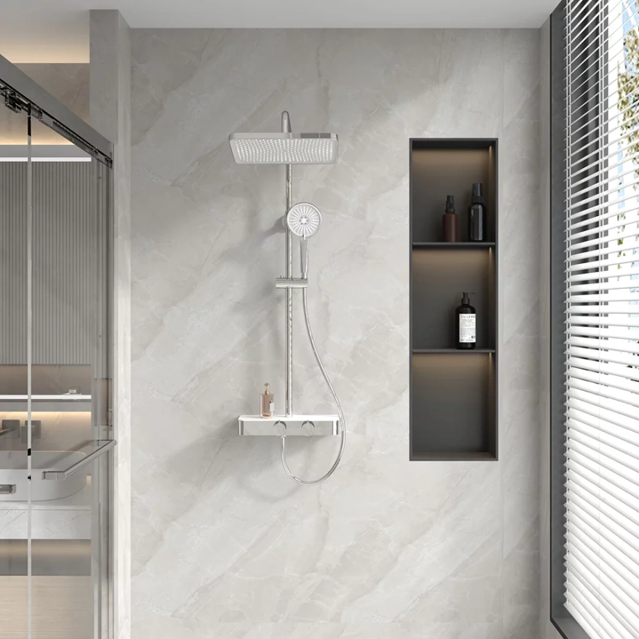 Душевая стойка Veconi FOSSA FO-210-C-C4, хром глянец