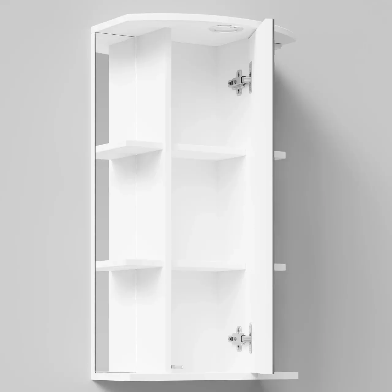 Зеркало-шкаф Vod-ok Эльба 45 L/R свет, белый