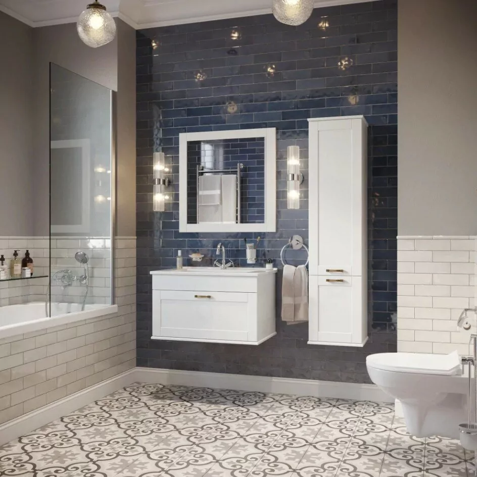 Пенал Sanflor Ванесса 35 R подвесной, белый