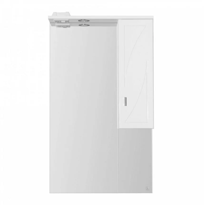 Зеркало-шкаф Style Line Лана 60 R С свет, белый