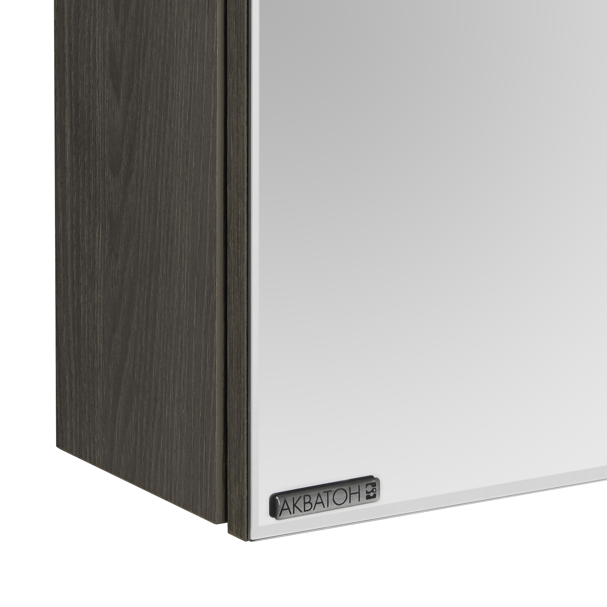 Зеркало-шкаф Aquaton Стоун 60 свет, грецкий орех