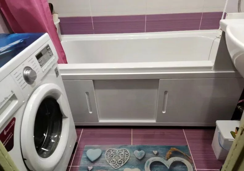 Экран под ванну Emmy Соната 170 раздвижной белый