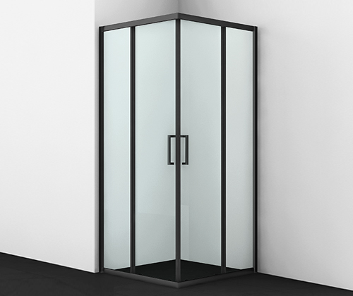 Душевой уголок WasserKraft Dill 61S03 90х90 прозрачное стекло, черный матовый