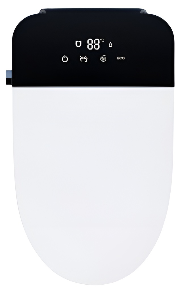 Унитаз SantiLine SL-5034 электронный с биде, напольный, приставной, белый