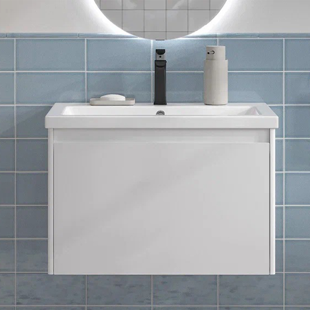 Тумба с раковиной подвесная Velvex Klaufs tp.KLA.COM.70.1Y, 70 см