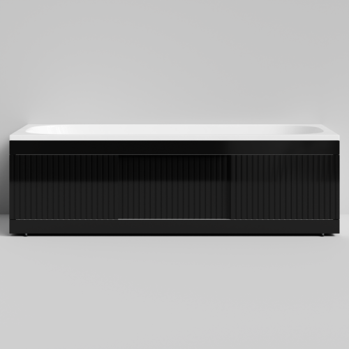 Экран под ванну Vod-ok Тач 180 раздвижной Черный глянец