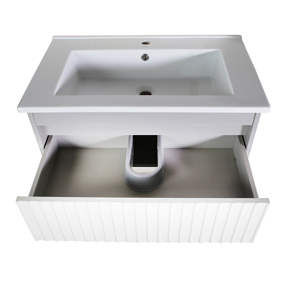 Мебель для ванной Асб-мебель Мирано 75 комплект, напольный, слоновая кость/шиншилла серая