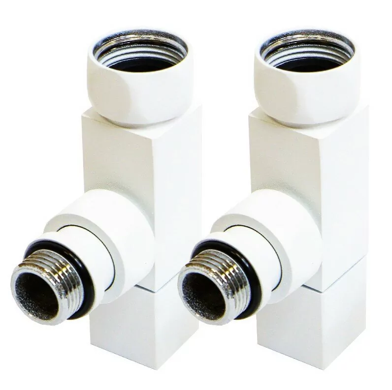 Вентиль угловой Laris 3/4"х1/2" г/ш  белый для п/с Квадратный LX 855SCH0504БМ 2 шт.