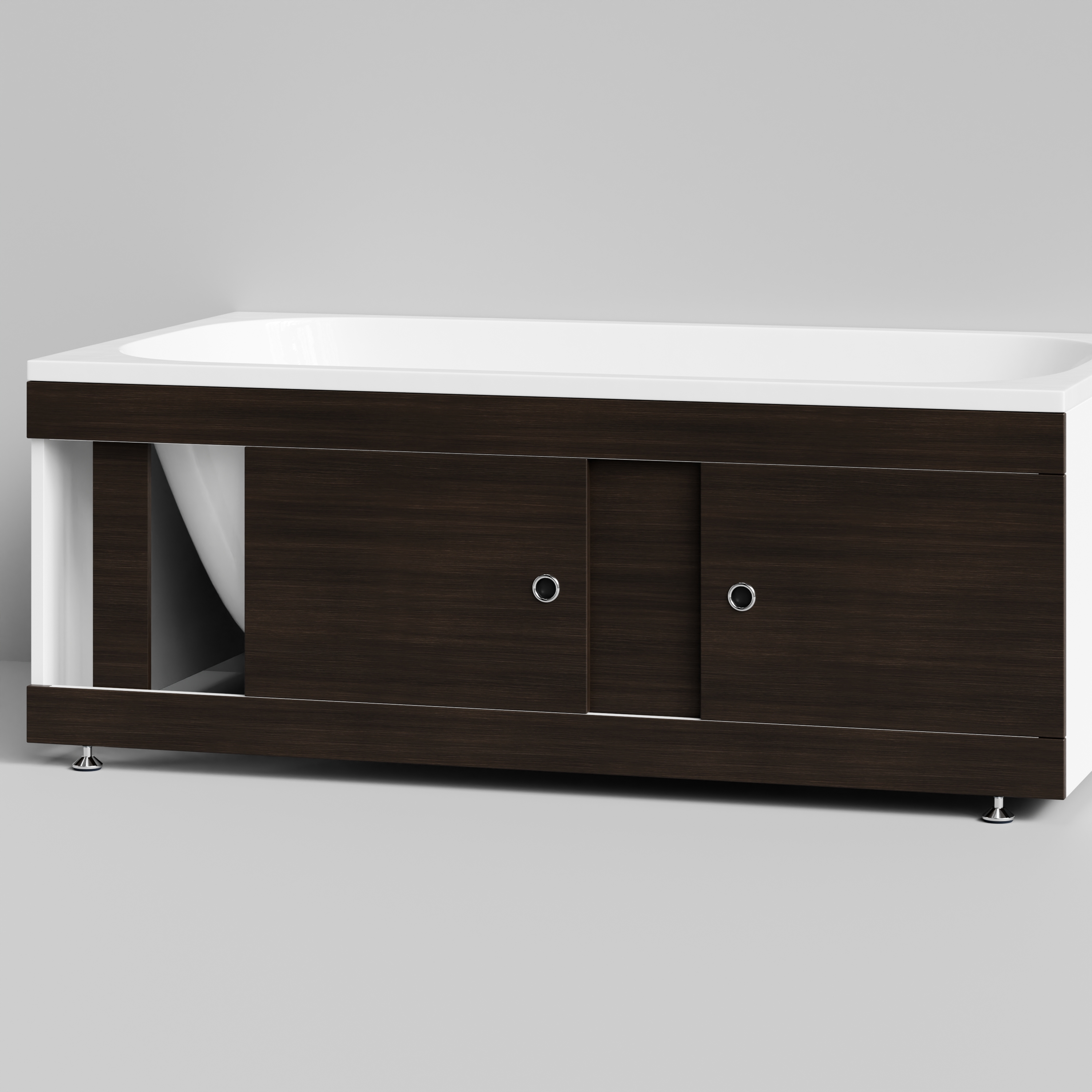 Экран под ванну Vod-ok Купе 150 раздвижной Палисандр