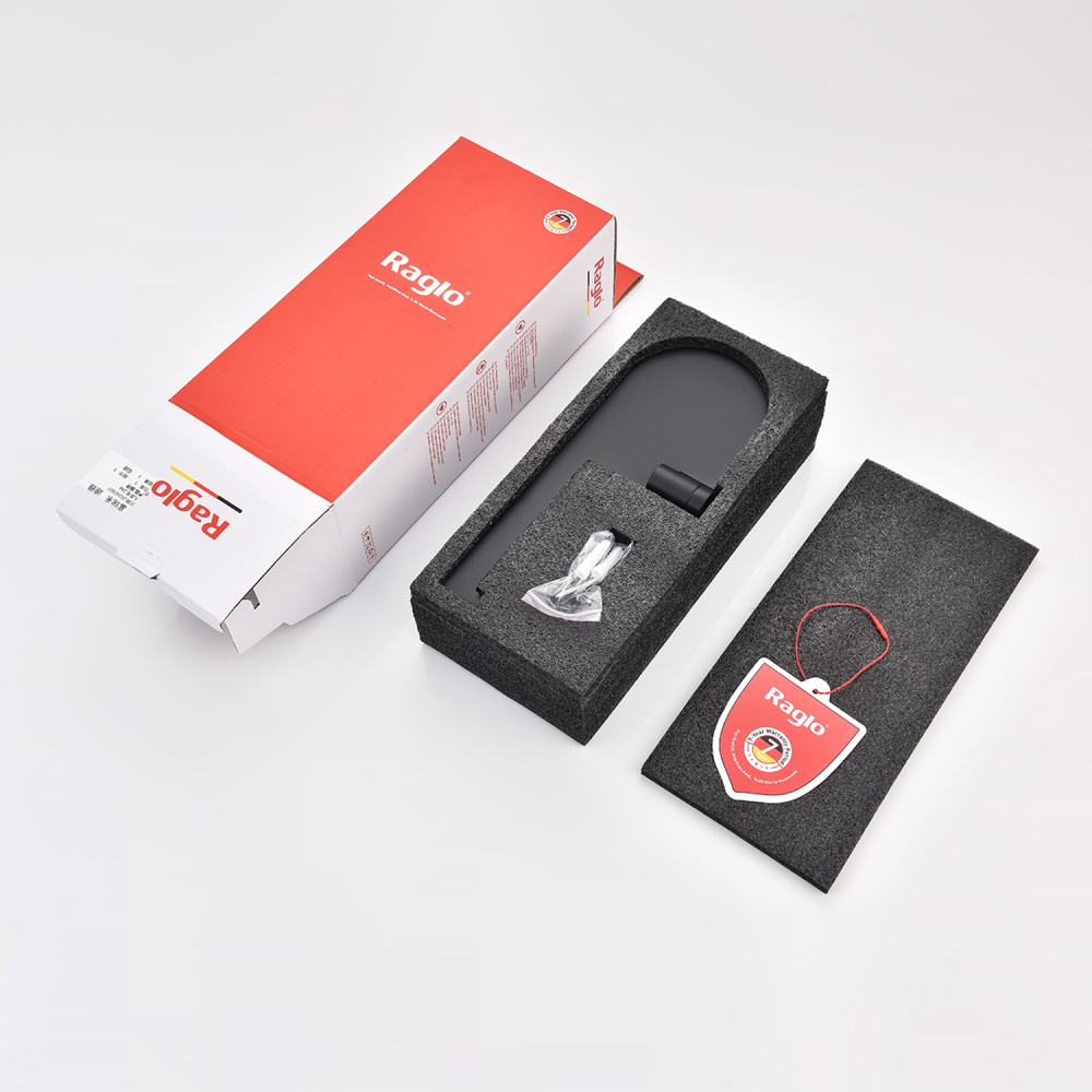 Держатель для туалетной бумаги Raglo R300.03.06, черный матовый от магазина Vanna-Vanna.ru!