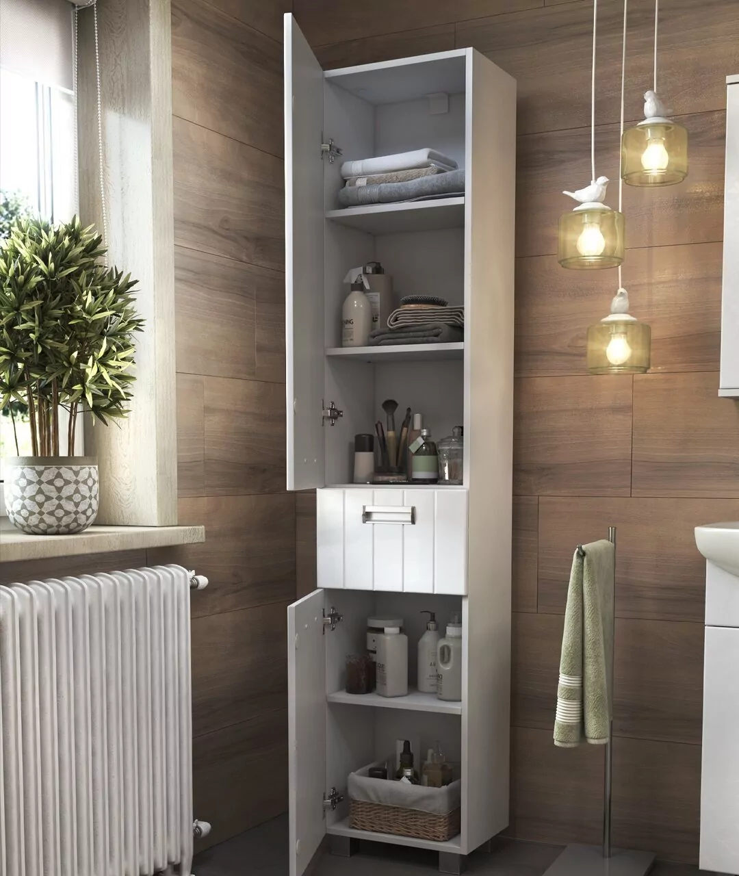 Пенал Vigo Diana 40 L/R напольный, белый