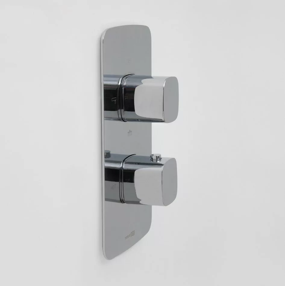 Смеситель с переключателем WasserKraft Naab 8644 Thermo, встраиваемый, на 3 выхода, хром