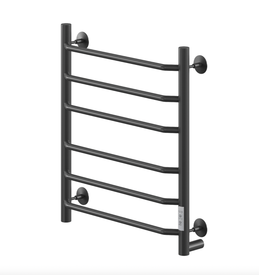 Полотенцесушитель электрический Veconi Cantu-A C6050B-A 500х600, черный