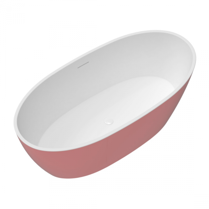 Ванна акриловая Delice Rondo 170х76 DLR440104P розовый матовый
