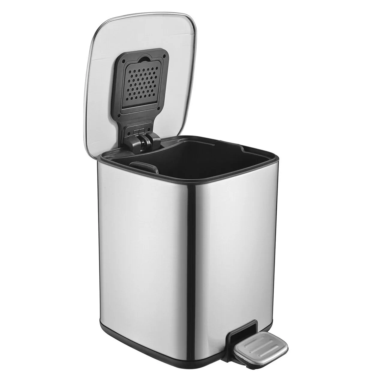 Ведро для мусора WasserKraft K-649 нержавеющая сталь