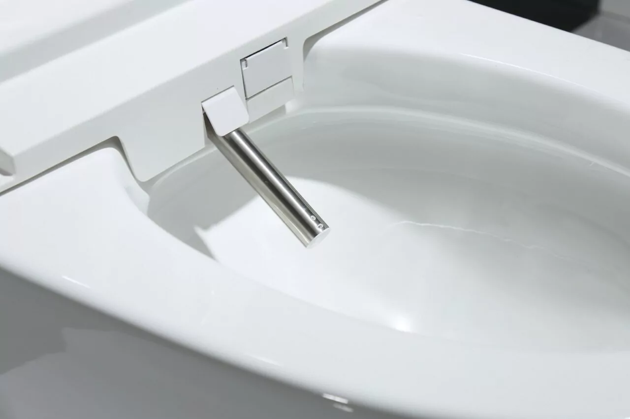 Унитаз Timo TE-711 электронный с биде, напольный, приставной, белый