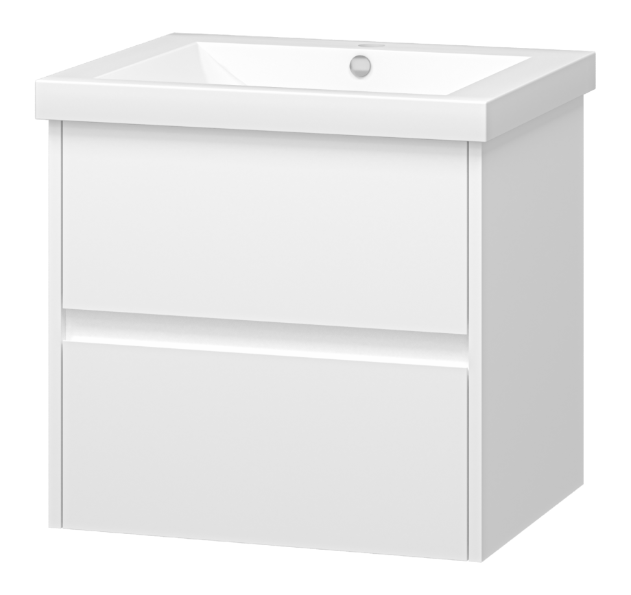 Тумба с раковиной Misty Алиса 58 подвесная