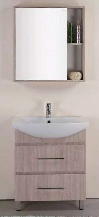 Мебель для ванной Onika Дельта 70.13 комплект, напольный, Ясень шимо светлый