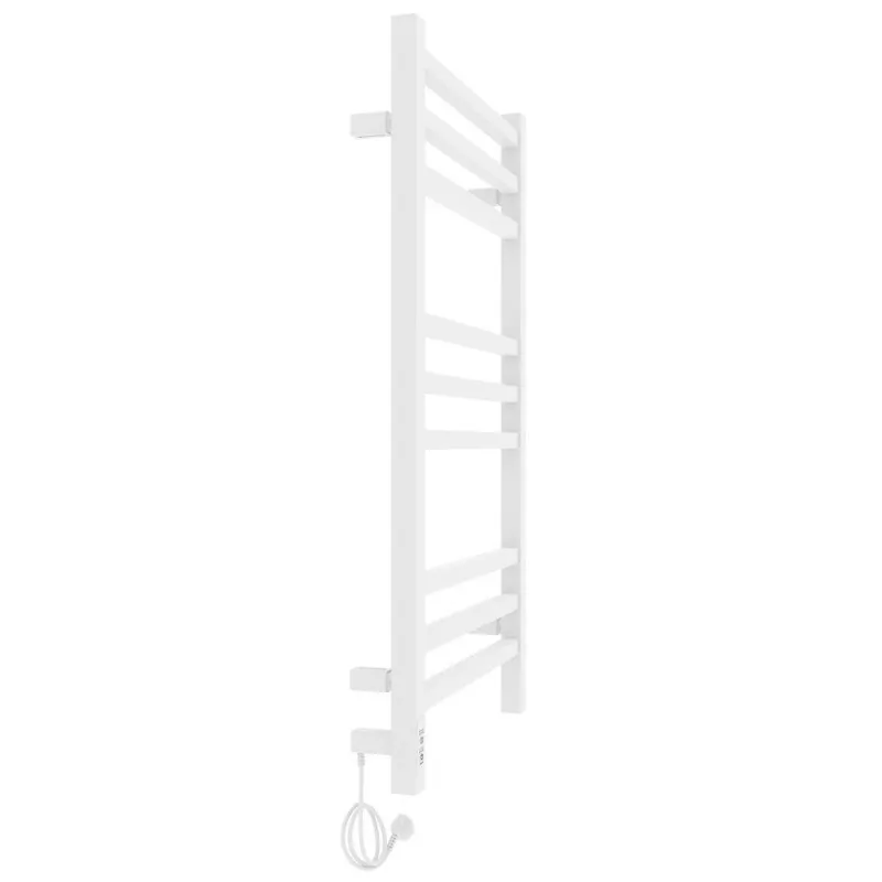 Полотенцесушитель электрический Laris Астор ЧК П9 350х700 с терморегулятором, левый, белый матовый