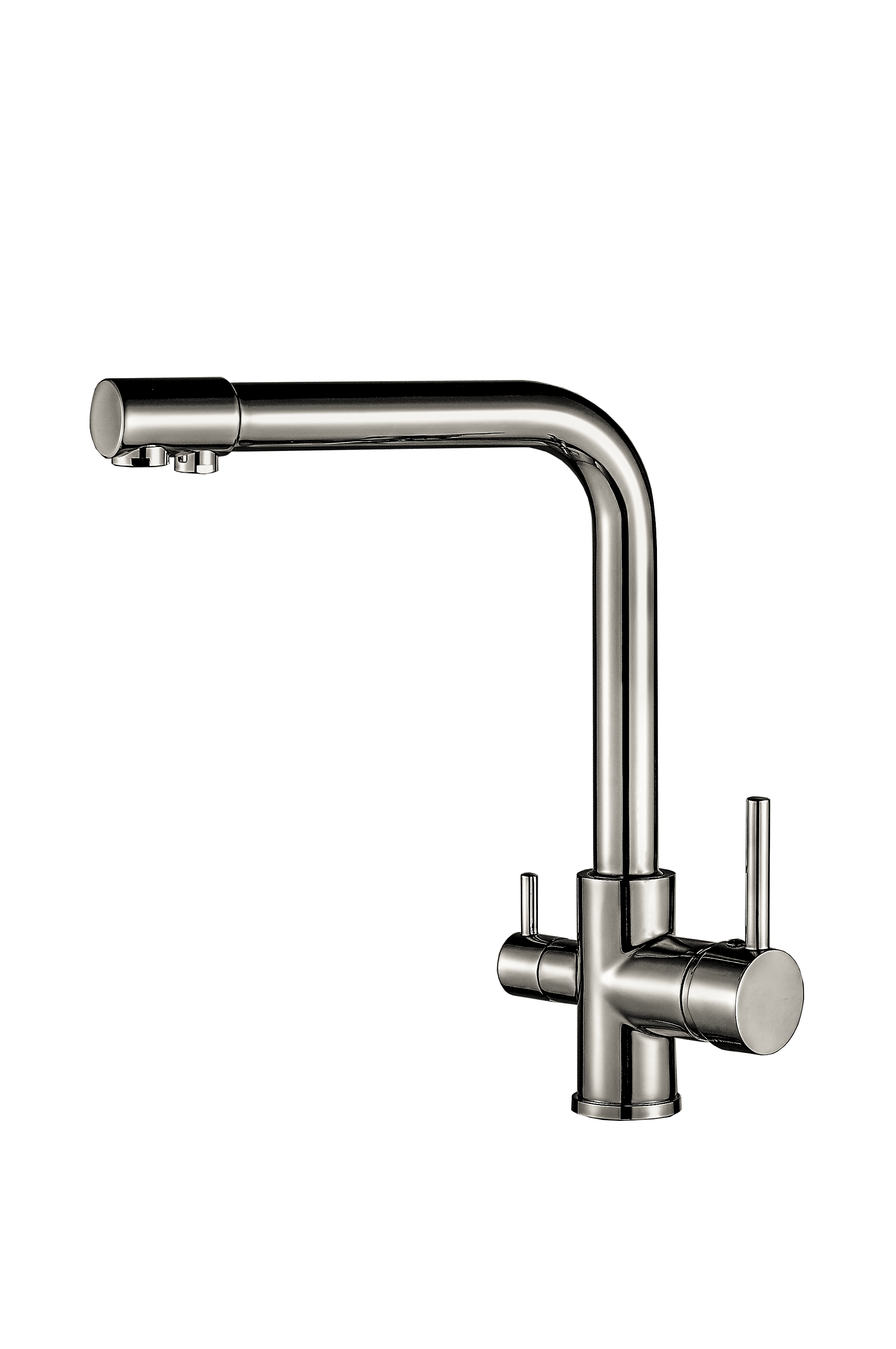 Cмеситель для кухни BochMann LAURA BN с краном под фильтр, матовый никель