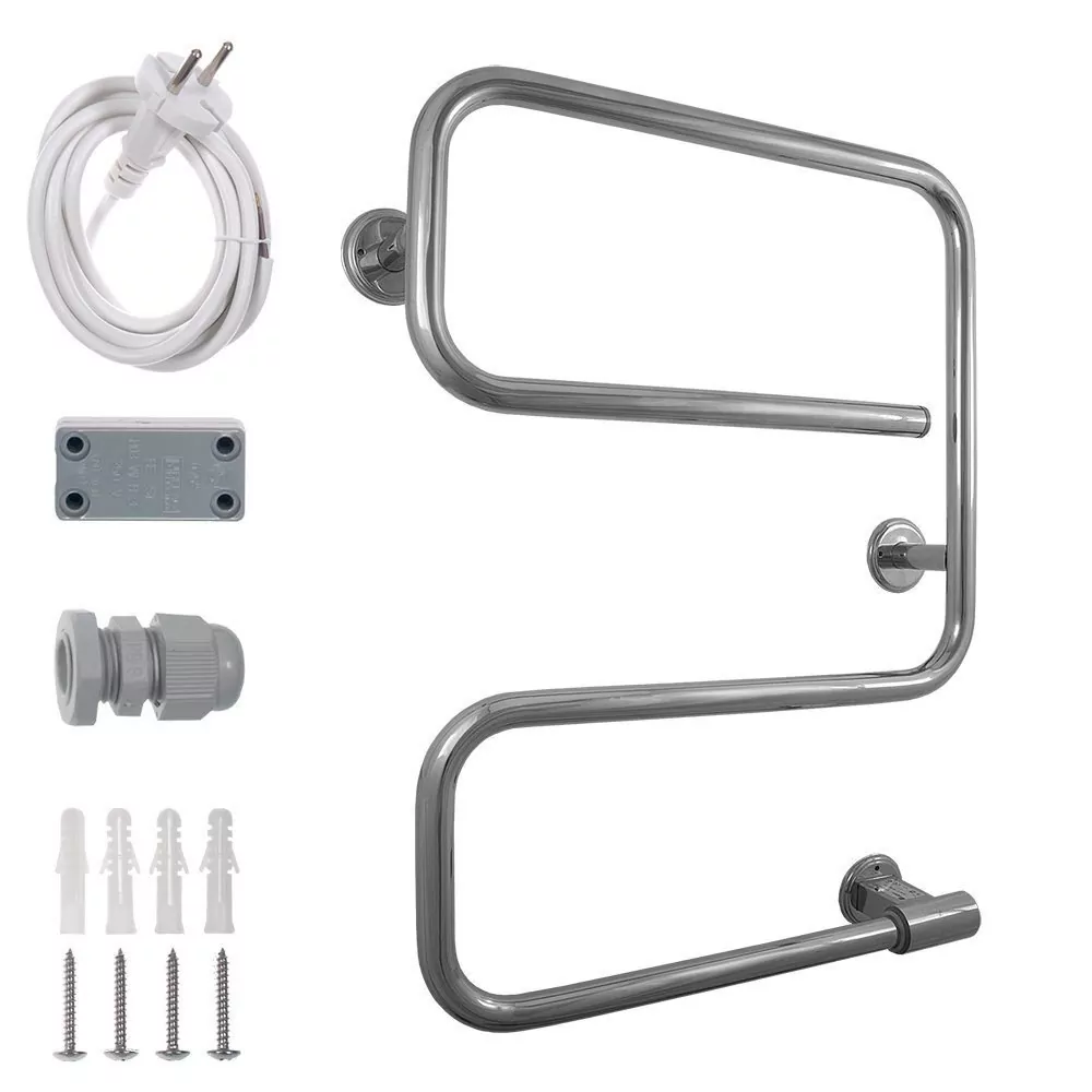 Полотенцесушитель электрический Energy E G2 639х478 хром