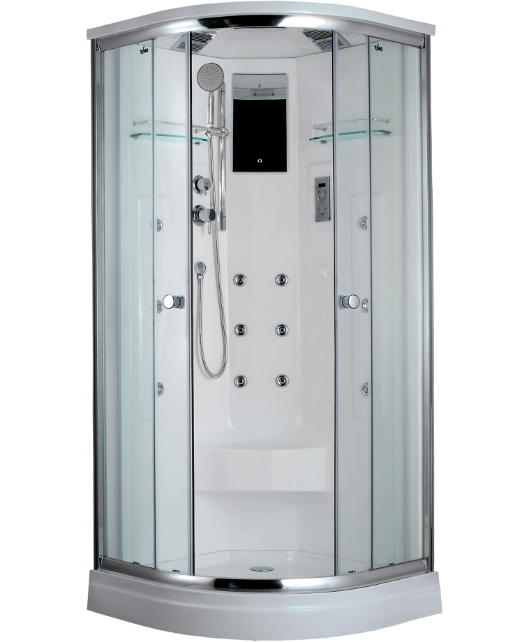 Душевая кабина Timo Lux T-7701 100*100*225, турецкая баня хамам