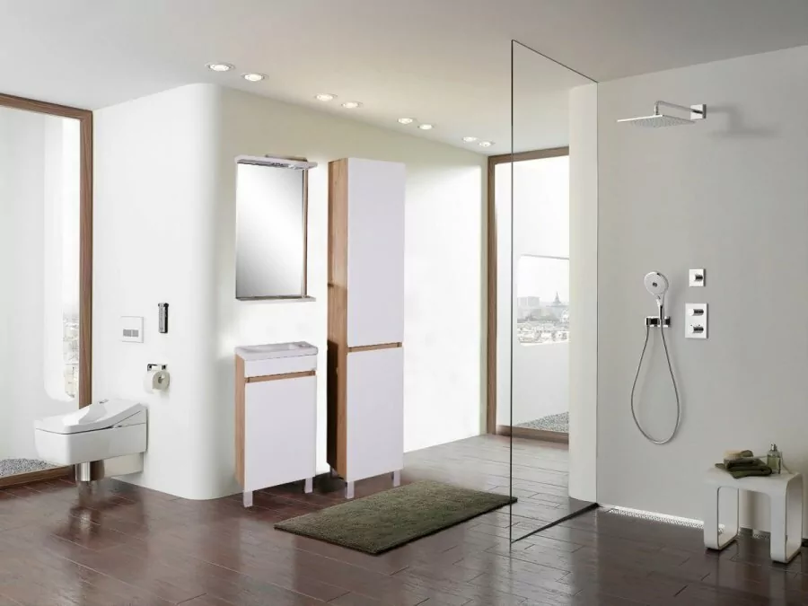 Зеркало Асб-мебель Марко 40 свет, белый/дуб золотой