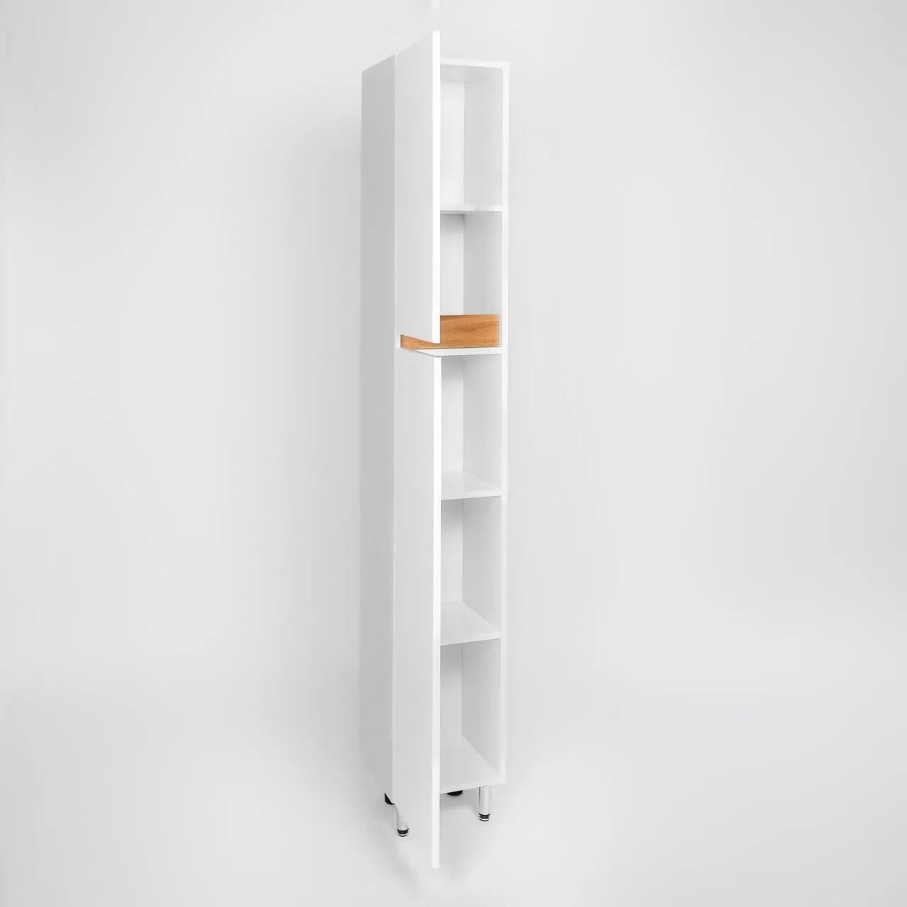 Пенал напольный Viant Мальта 30 L/R белый/дуб вотан