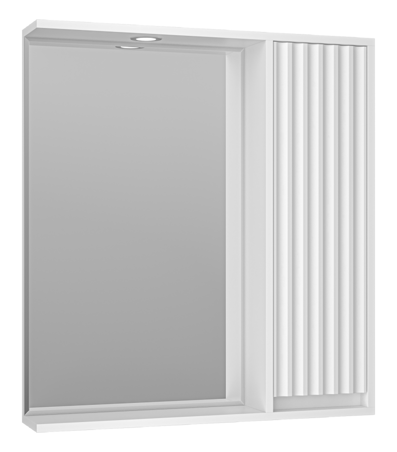 Зеркало-шкаф Brevita Balaton 75 R, белый