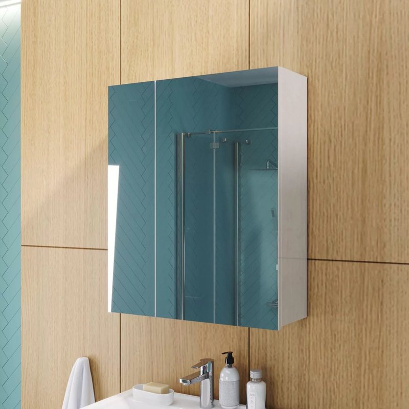 Зеркальный шкаф подвесной SanStar Универсальный 60 правый белый