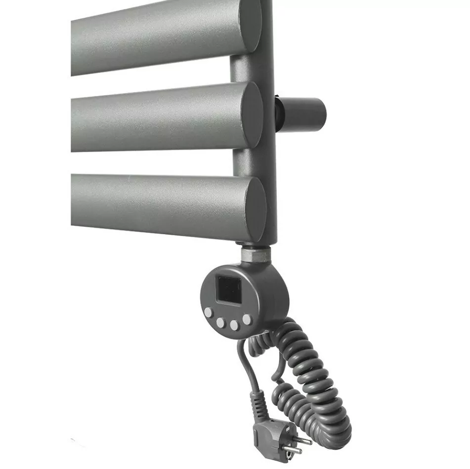 Полотенцесушитель электрический Domoterm Альфа П9 500х820 ER правый, графит