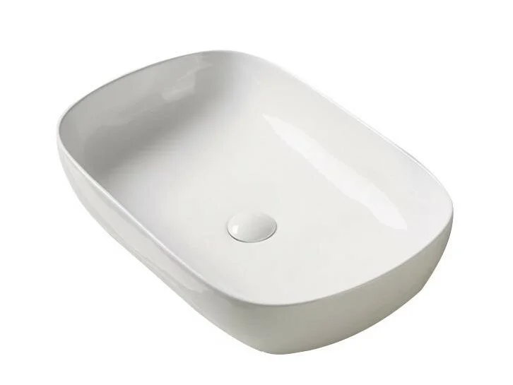 Раковина SantiLine SL-1091 накладная, белая